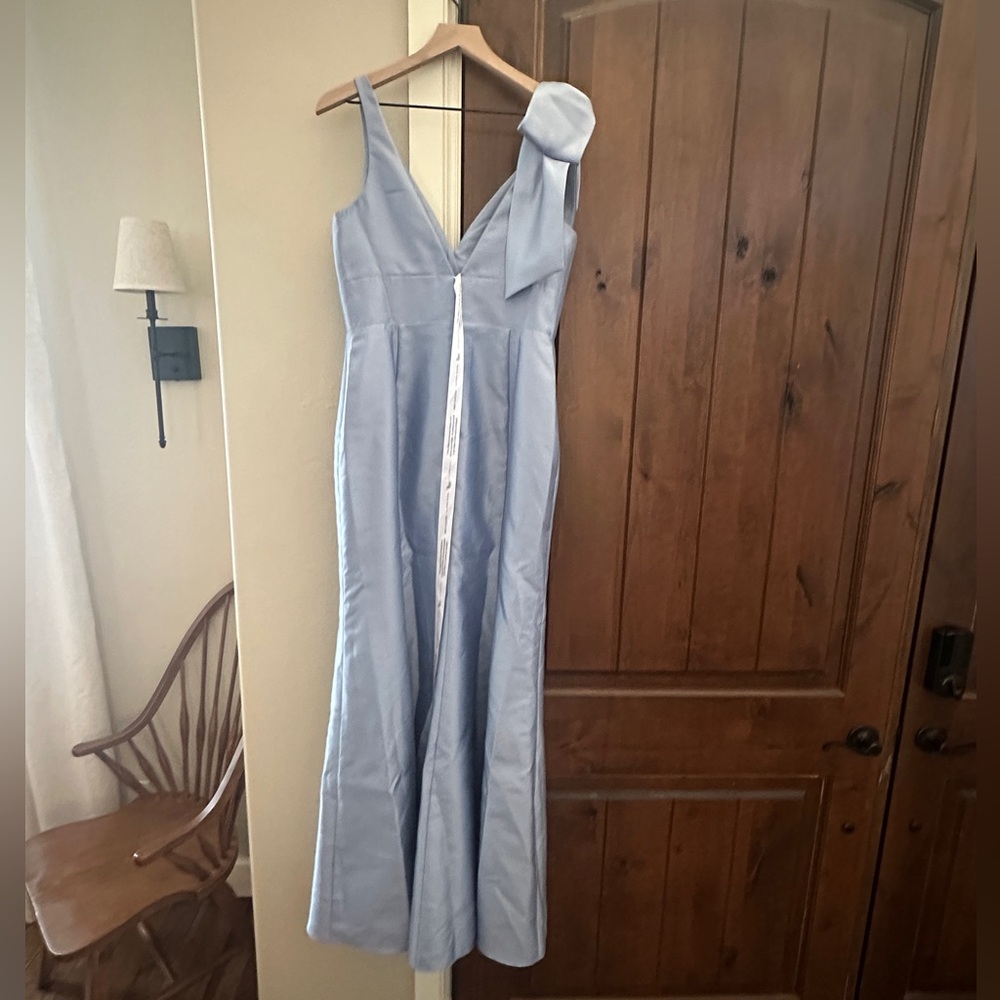 NWT ALFRED SUNG Sky Blue size 10- Bridesmaid, Mother of, Formal Dress - Picture 6 of 9